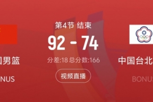 篮板至关重要!本战中国男篮以42比32篮板数领先10分