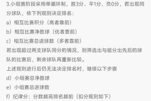 海地最后一轮5-0能否晋级？不能，因规则改为同分时以对战成绩决定