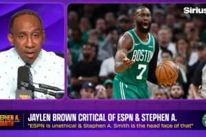 史密斯：杰伦·布朗批ESPN不道德，我成最大代言人，触及我底线