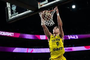 瑞典87-76战胜捷克 世预赛 拉松16投4中获19分2篮板2助攻 克雷伊奇贡献14分4篮板5助攻