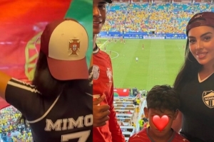 家人助阵！乔治娜携子女现身球场，为C罗呐喊加油