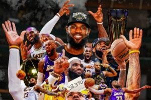 八年岁月！ESPN发布海报致敬詹姆斯在湖人队的职业生涯：这段旅程确实精彩