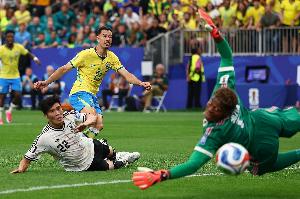 巴西2-1逆转日本！马丁内利第95分钟替补破门制胜 吉马良斯助攻！