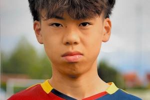 意足协抢人！热那亚新星蔡昀翼首次入选U15国足，浙江华侨之子