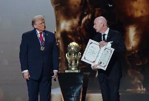 挪威足球协会就FIFA授予特朗普和平奖提出质疑：我们已单独致函FIFA请求解释