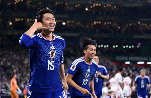 开场仅4分钟！镰田大地刷新日本队世界杯最快进球纪录