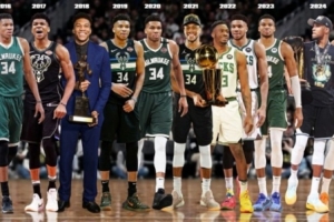 字母哥13年密尔沃基生涯！新秀➡️MVP➡️总冠军+FMVP➡️遗憾告别