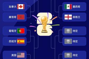 世界杯16强排位图：左半区已定局，阿根廷1/4区战况待明日揭晓